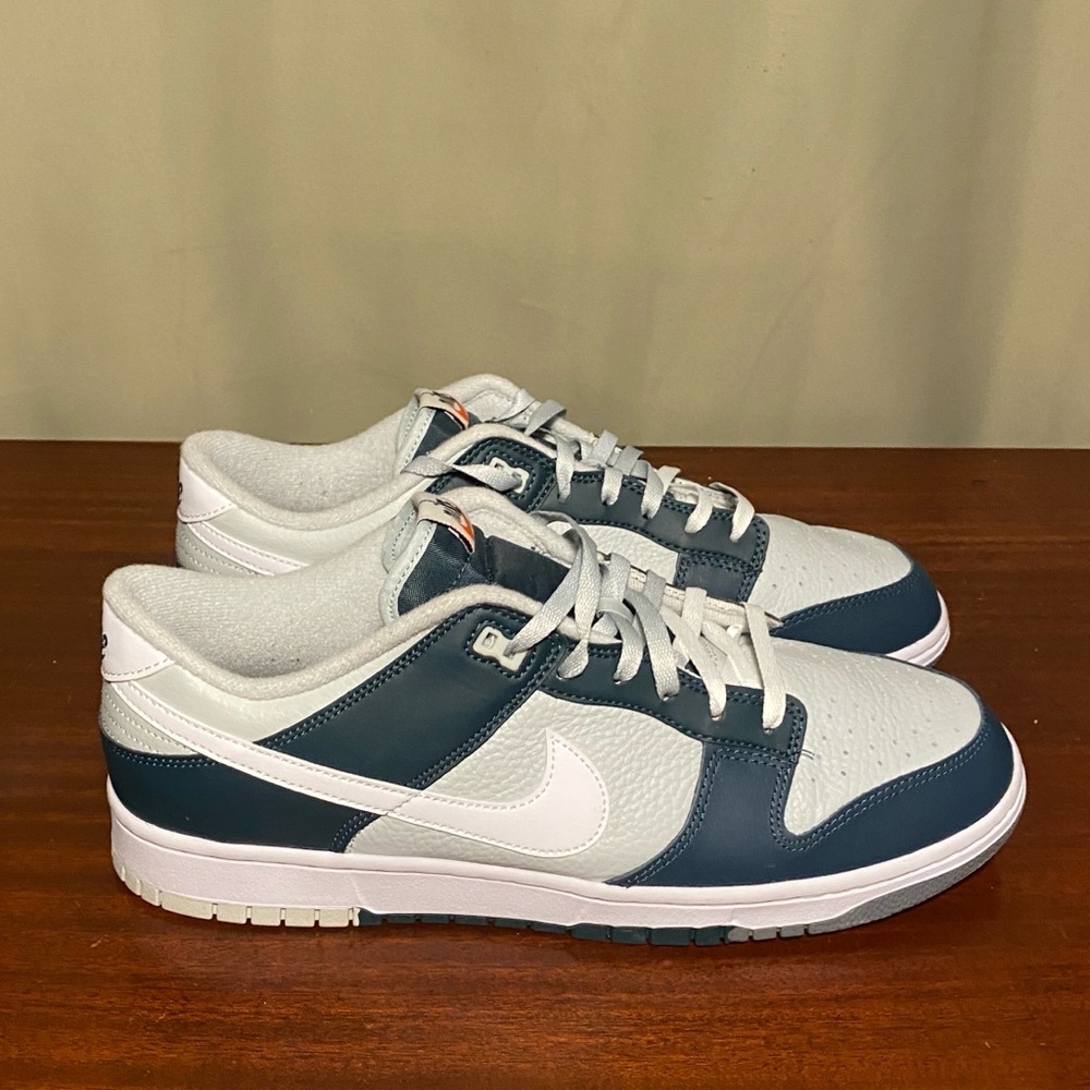 Nike Dunk Low Retro Split Deep Jungle /White/Light SilverFB8896-300 Mens size 14